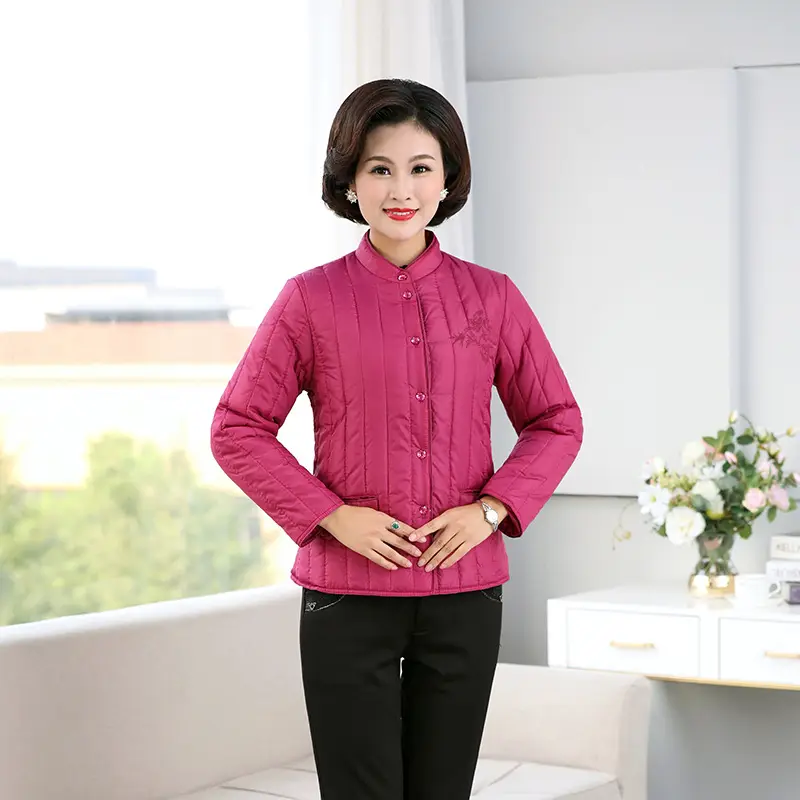 Women Purple Padded Jacket Extra Large Medium - Image 3
