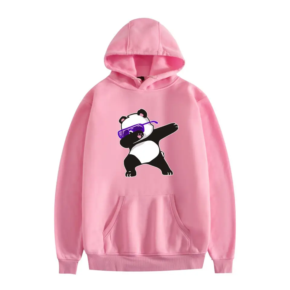 White Cat Print Hoodie for Men Women - Image 10
