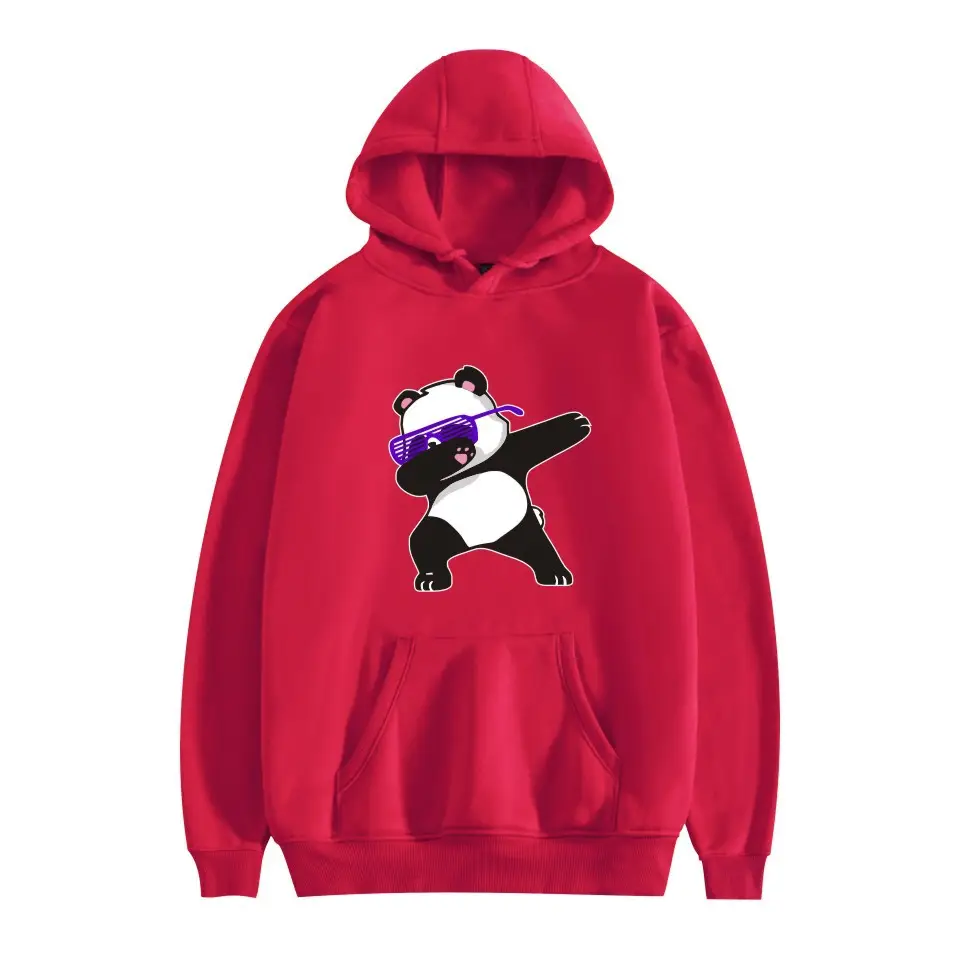 White Cat Print Hoodie for Men Women - Image 11