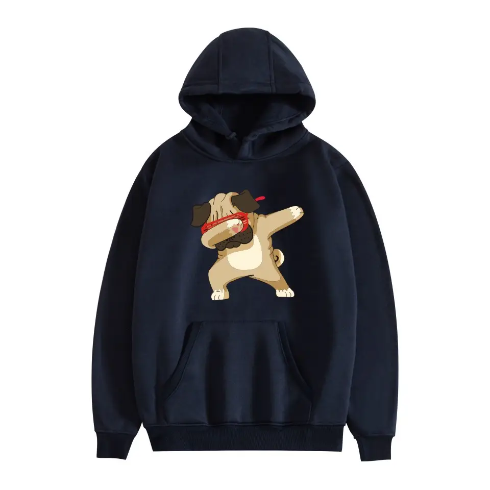 White Cat Print Hoodie for Men Women - Image 21