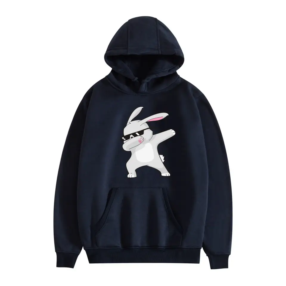 White Cat Print Hoodie for Men Women - Image 27