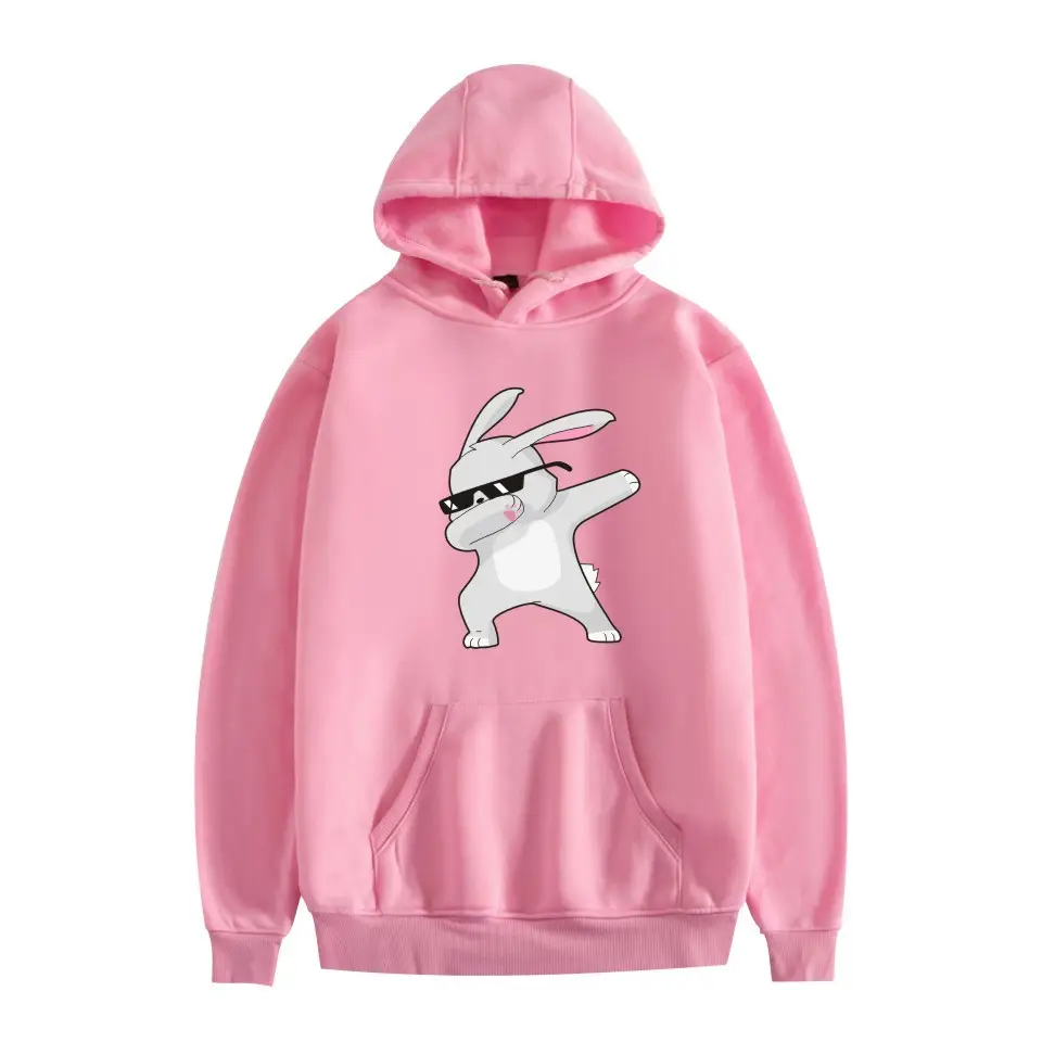 White Cat Print Hoodie for Men Women - Image 28