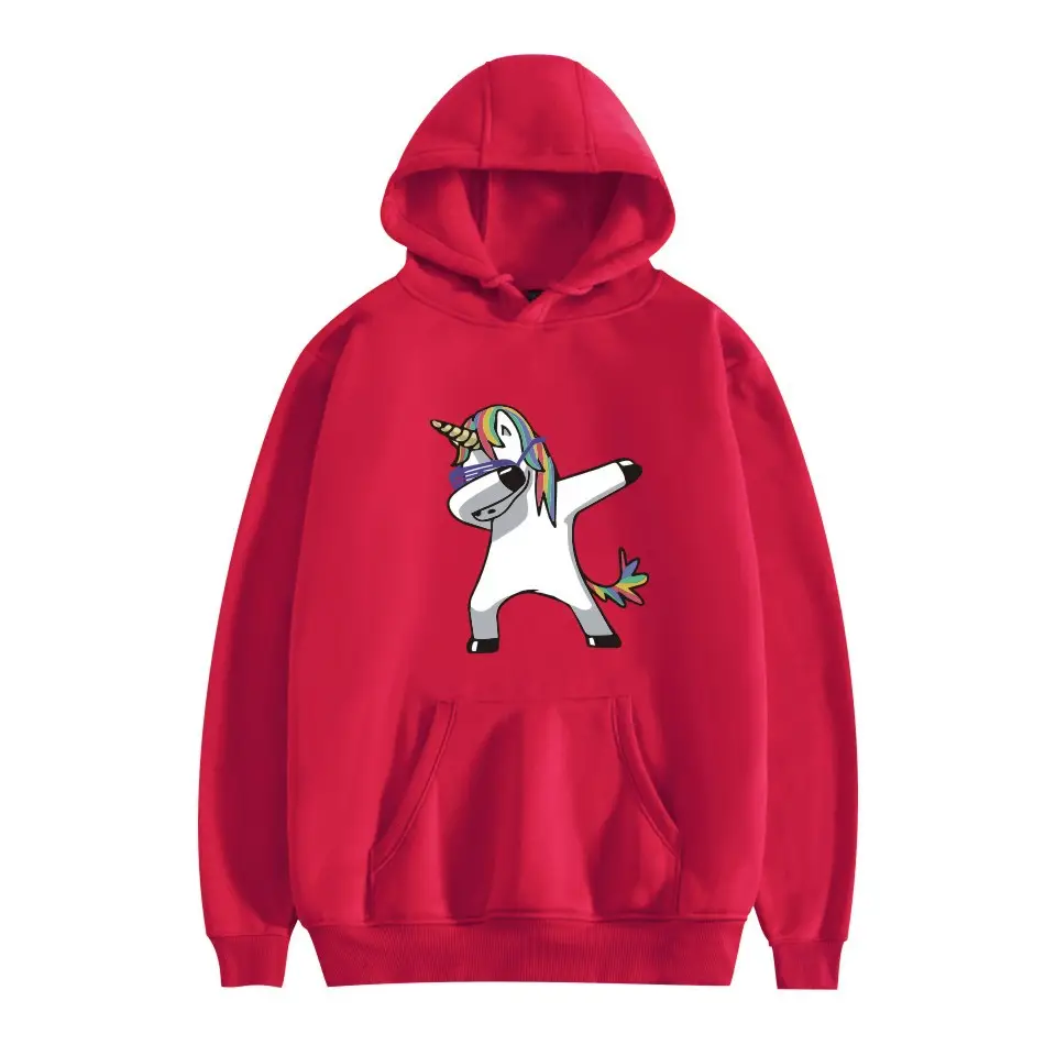 White Cat Print Hoodie for Men Women - Image 5