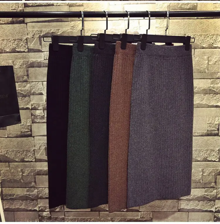 Women's Knit Pleated Skirt High Waist 2023 - Image 6