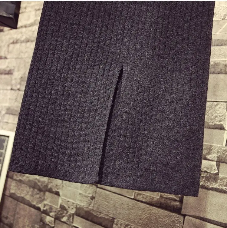 Women's Knit Pleated Skirt High Waist 2023 - Image 7