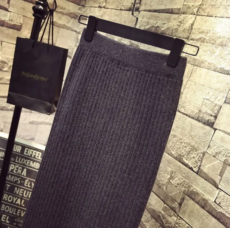 Women's Knit Pleated Skirt High Waist 2023 — feature 11
