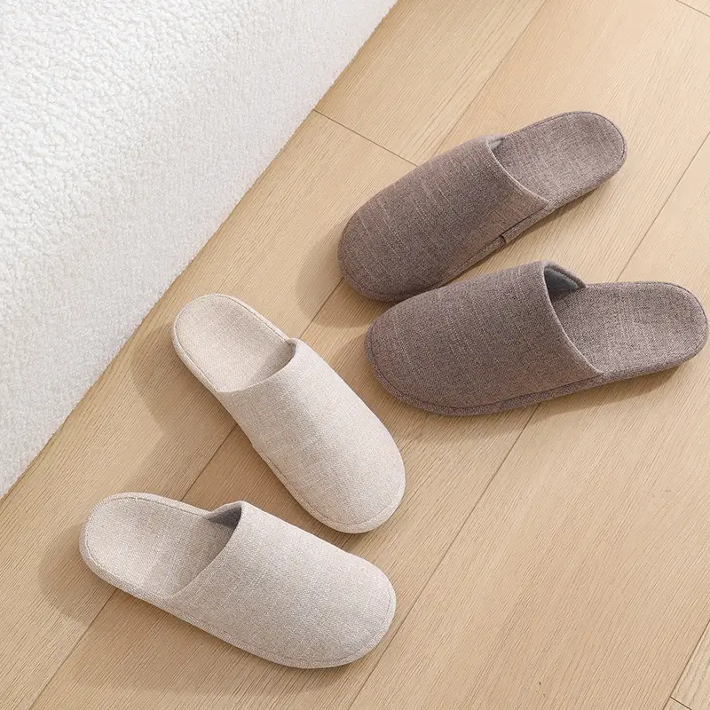 Autumn and Winter New Eva Slippers Baotou Women's Warm Lightweight Non-Slip Cotton Slippers High Heels Men's Furry Slippers — feature 4
