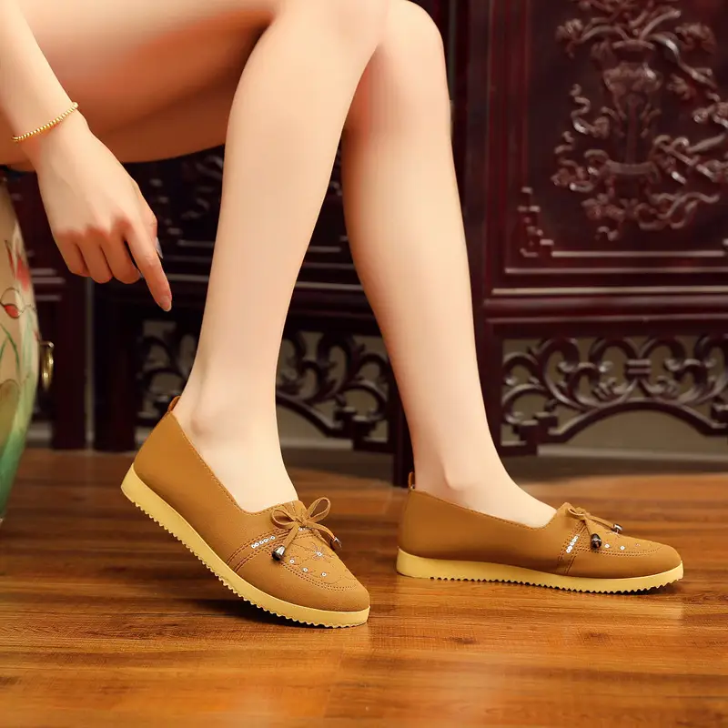 Cross-Border Wholesale New Autumn Old Beijing Cloth Shoes for Middle-Aged and Elderly Mothers Soft Sole Non-Slip Wear-Resistant Slip-On Slip-On Shoes - Image 8