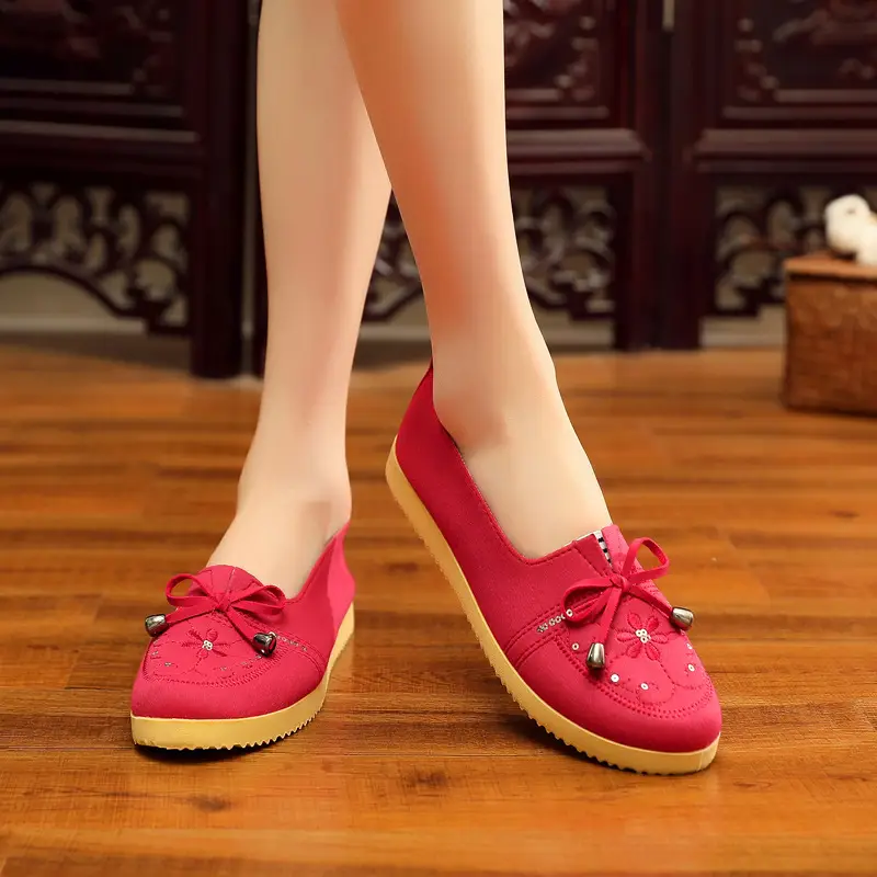 Cross-Border Wholesale New Autumn Old Beijing Cloth Shoes for Middle-Aged and Elderly Mothers Soft Sole Non-Slip Wear-Resistant Slip-On Slip-On Shoes - Image 10