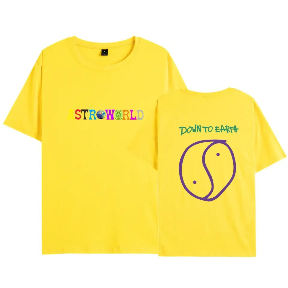 Men Women AST&World T-Shirt Set Grey Loose Short Sleeve - Image 15