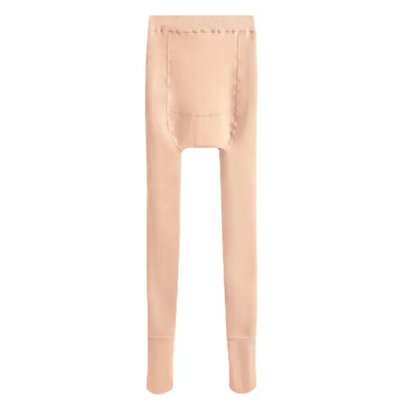 Pregnant Women's Fleece Lined Bare Leggings Warm Thick - Image 5