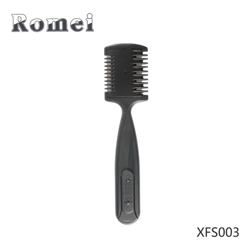 Dual Purpose Hair Cutting Comb Black Plastic - Image 3