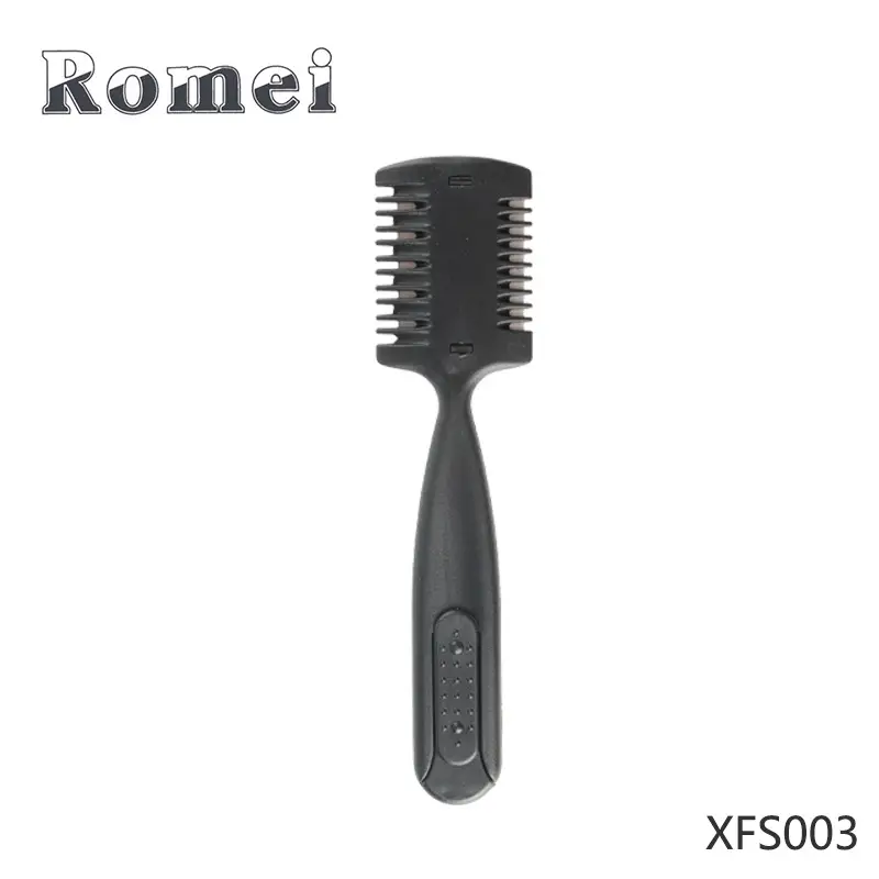 Dual Purpose Hair Cutting Comb Black Plastic - Image 4