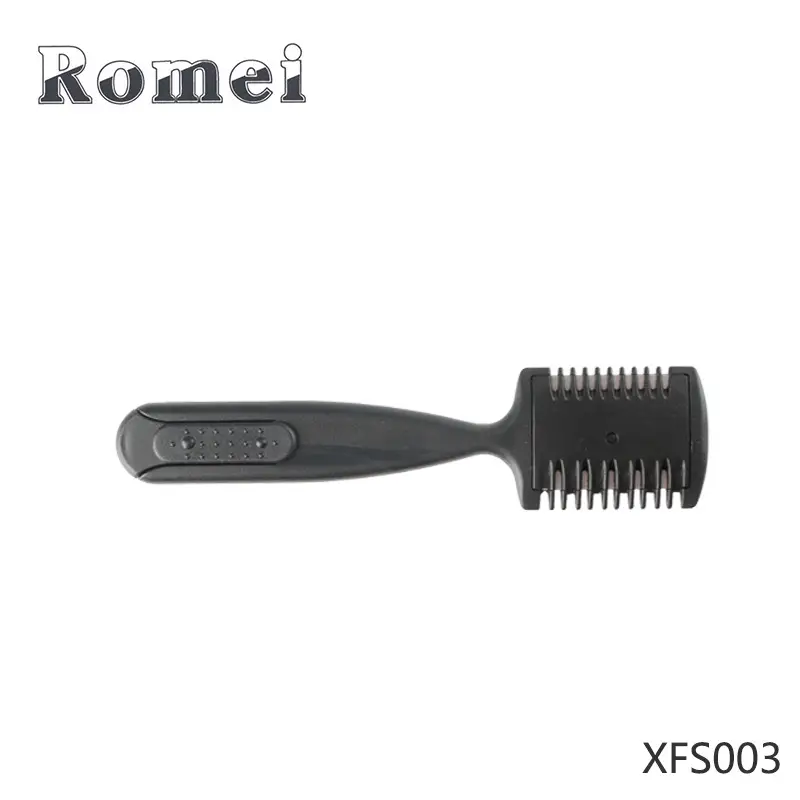 Dual Purpose Hair Cutting Comb Black Plastic - Image 5
