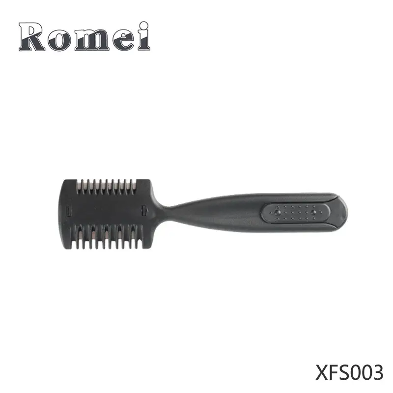 Dual Purpose Hair Cutting Comb Black Plastic - Image 6