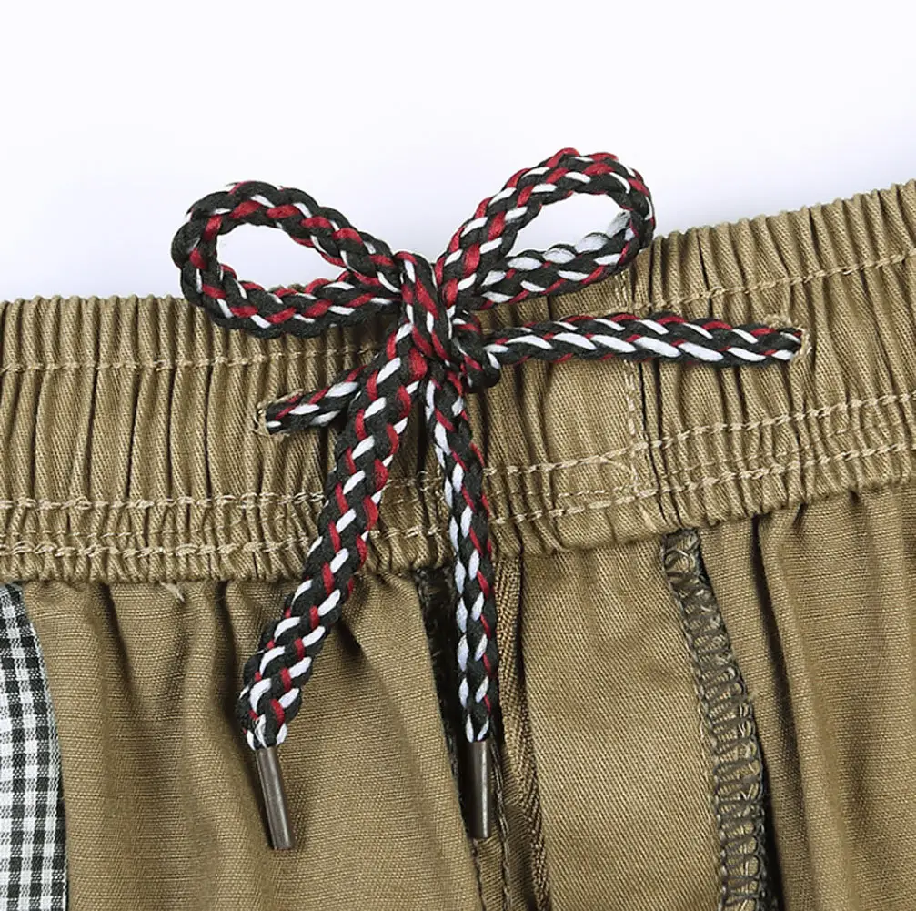 New Summer Cotton Men's Cargo Shorts Plus Size