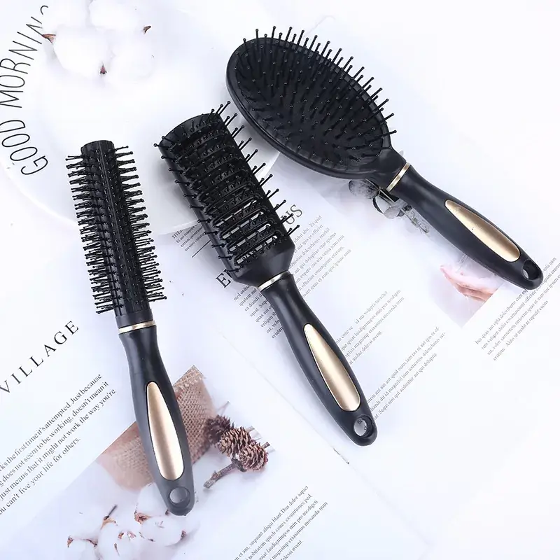 Anti-static Hair Brush with Inner Buckle Styling Rolling Comb
