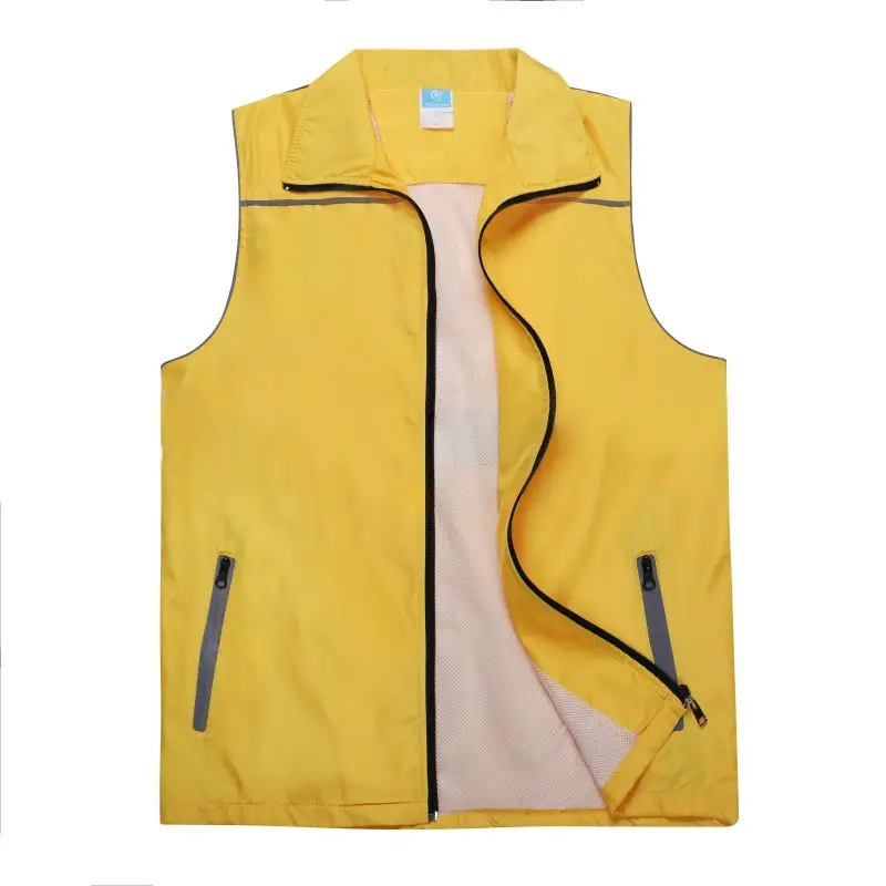 Blue Volcanic Volcano Vest with Zip Front - Image 3