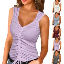Purple Crossback Long Sleeve Women's T-Shirt — feature 17