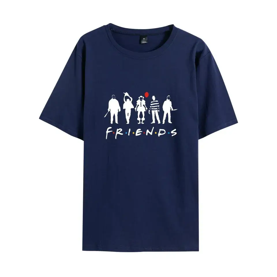 Yellow Printed T-Shirt Friends Band Design - Image 17