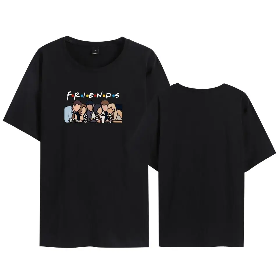 Yellow Printed T-Shirt Friends Band Design - Image 28