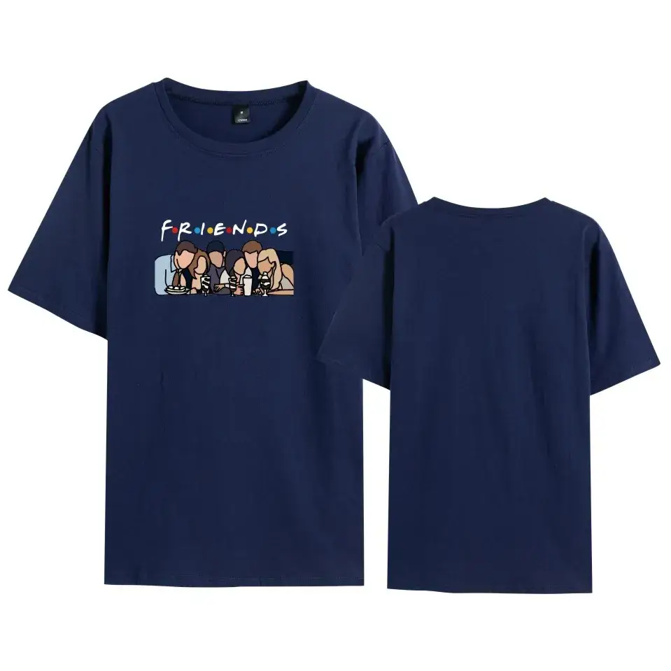 Yellow Printed T-Shirt Friends Band Design - Image 31