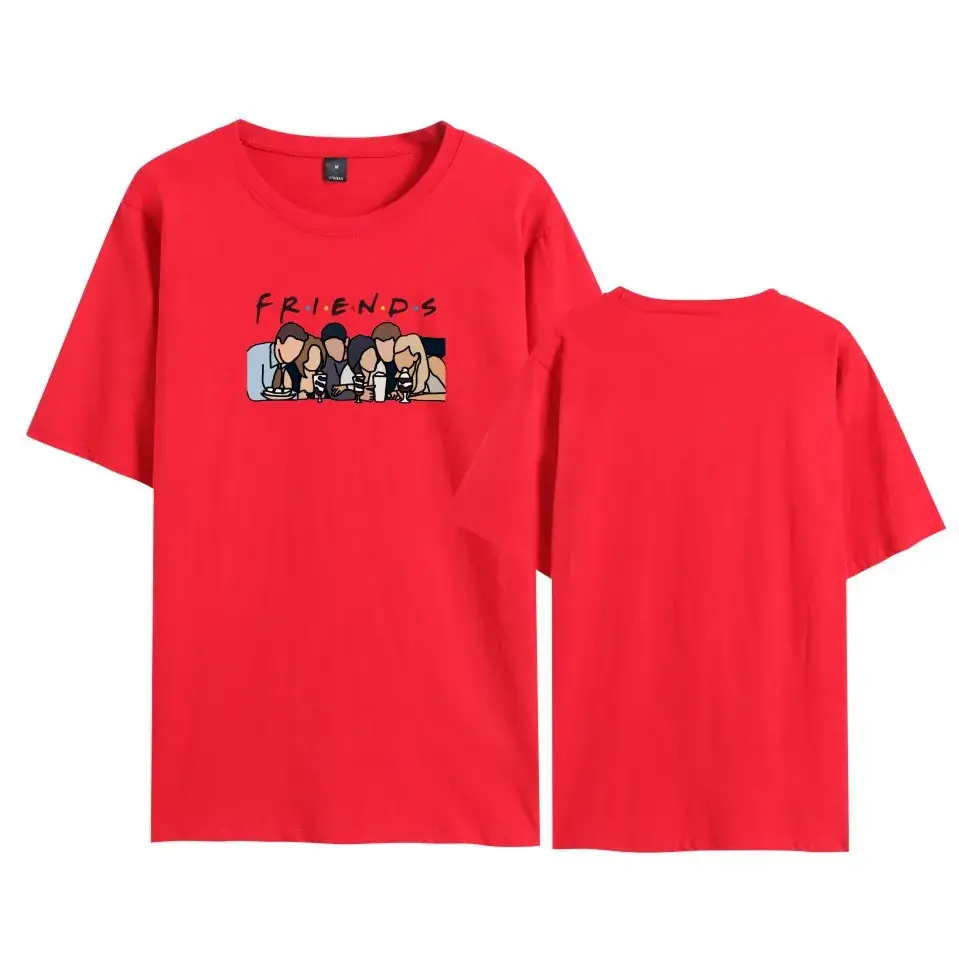 Yellow Printed T-Shirt Friends Band Design - Image 33