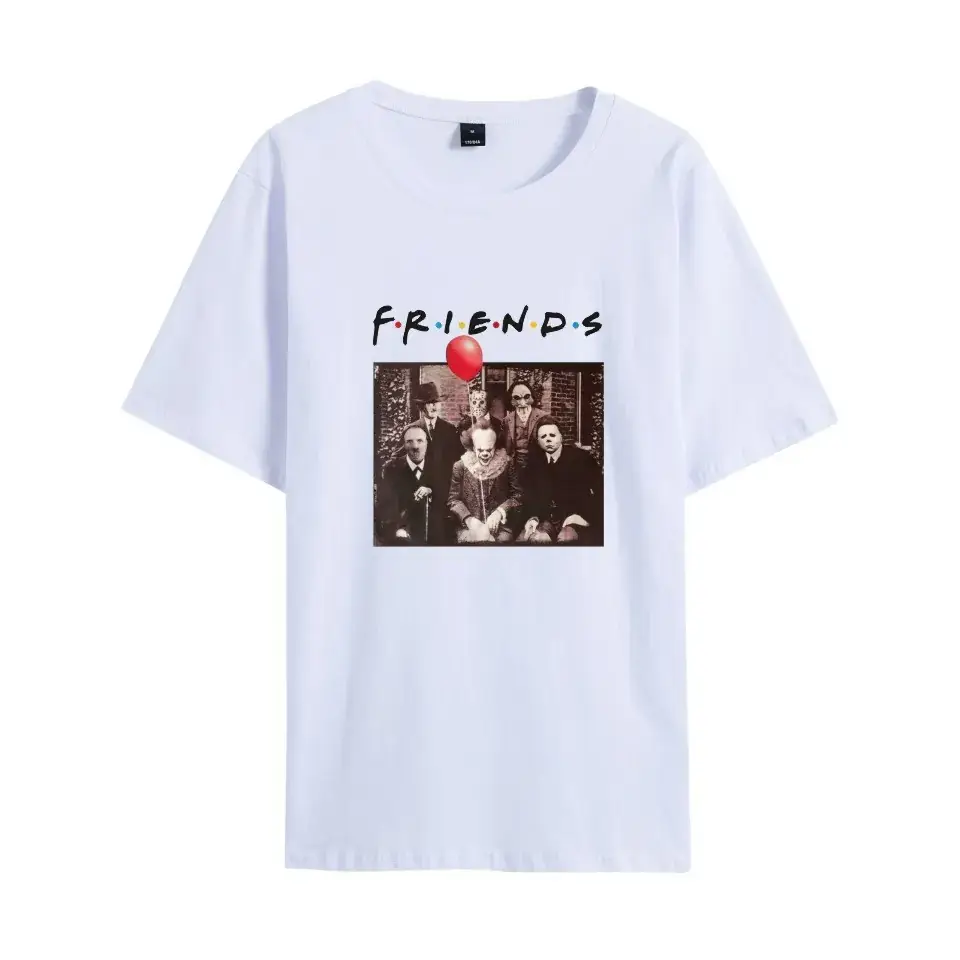 Yellow Printed T-Shirt Friends Band Design - Image 8