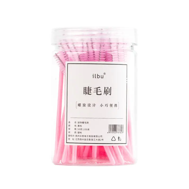 100 Pcs Crystal Eyelash Curl Brushes Set - Image 2