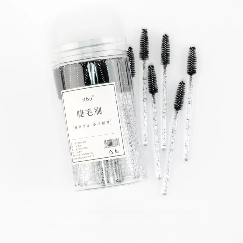 100 Pcs Crystal Eyelash Curl Brushes Set - Image 6