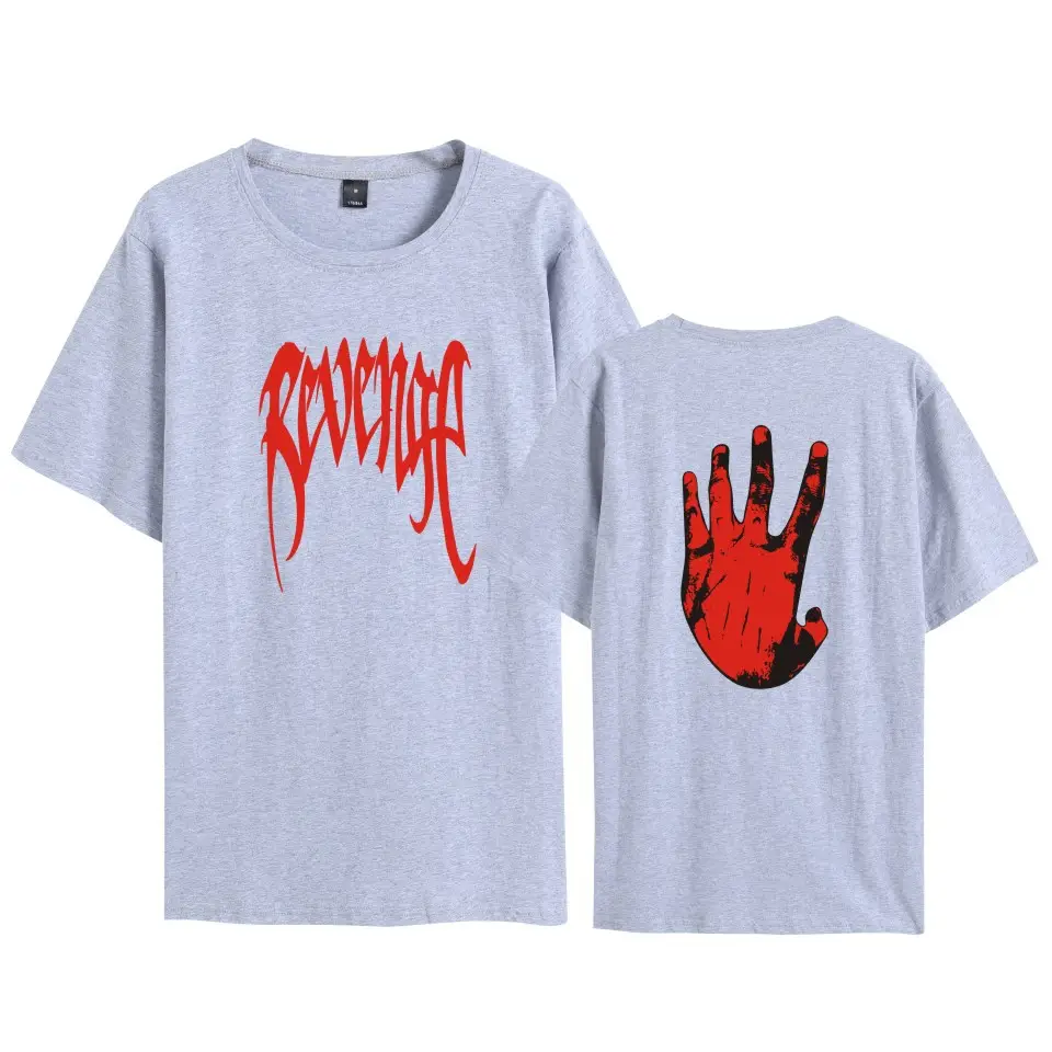 Red Graphic T-Shirt Set for Men Women 2019