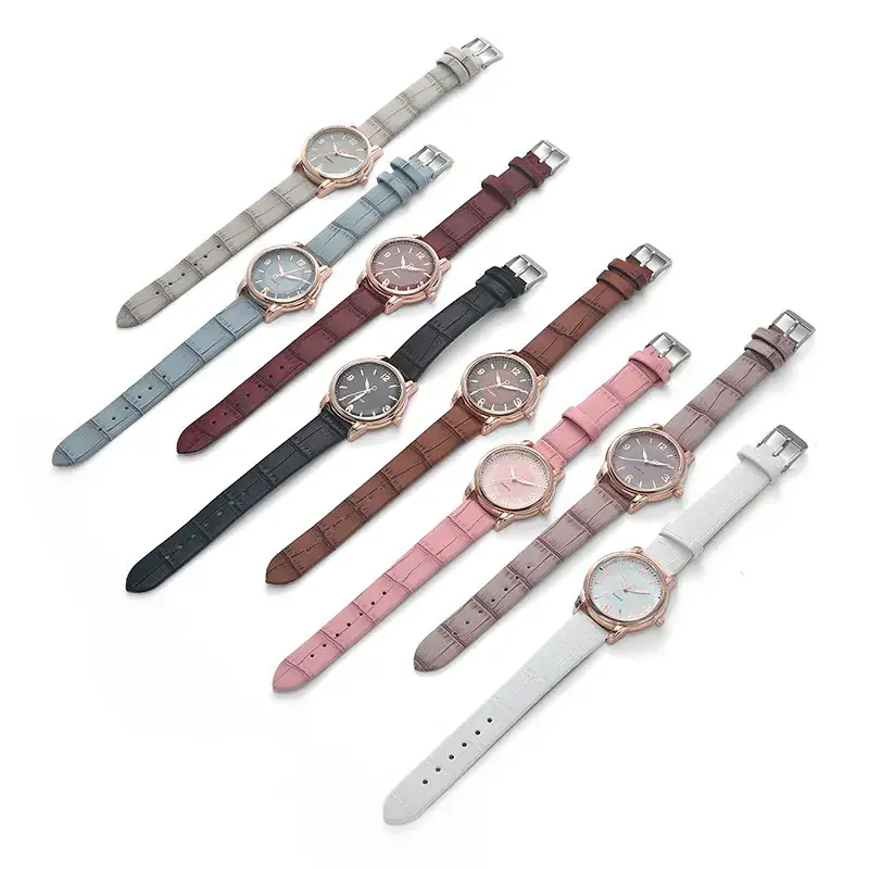 Rose Gold Quartz Women's Watch with Light Gray Dial - Image 11