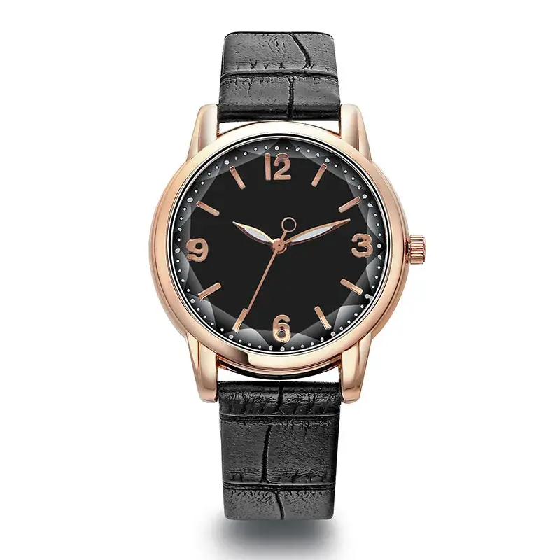 Rose Gold Quartz Women's Watch with Light Gray Dial - Image 3