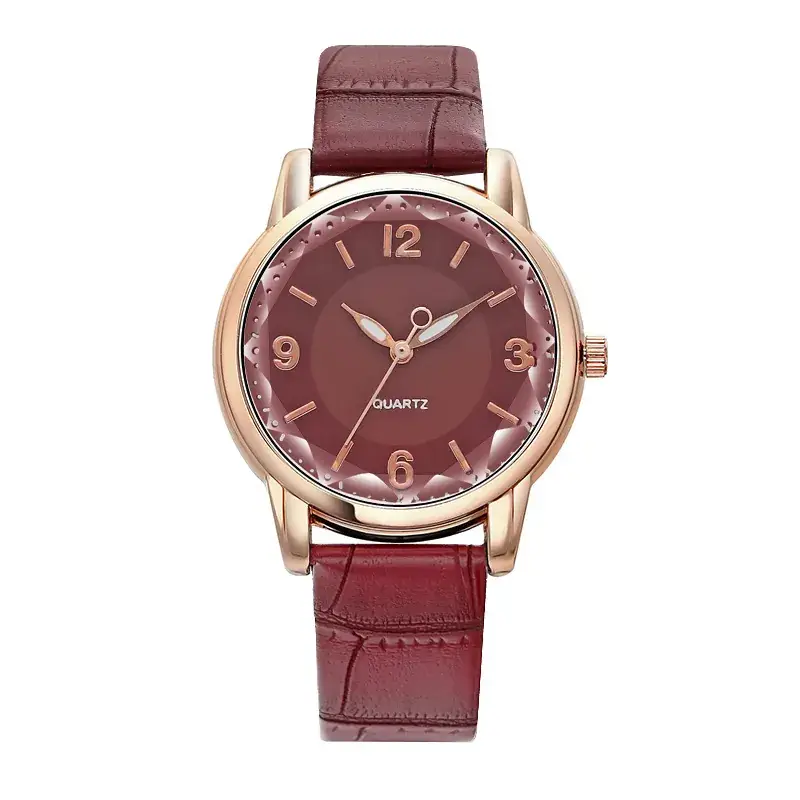 Rose Gold Quartz Women's Watch with Light Gray Dial - Image 8