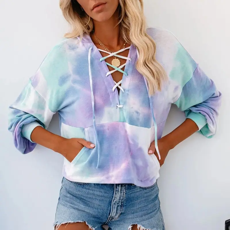 2019 Long Sleeve V-Neck Button T-Shirt Black — feature 39