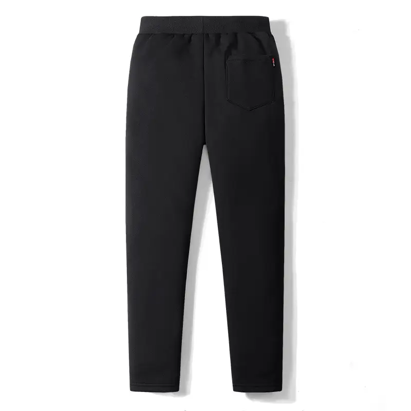 Winter Men's Grey Fleece Lined Sweatpants Small