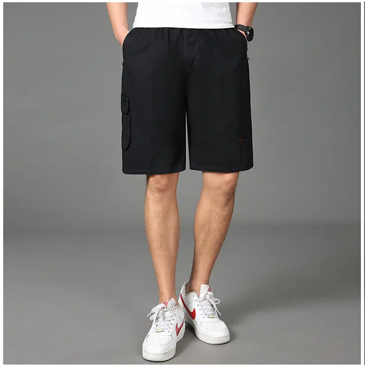 Men's High Waist Cotton Cargo Shorts Medium to XL — feature 11