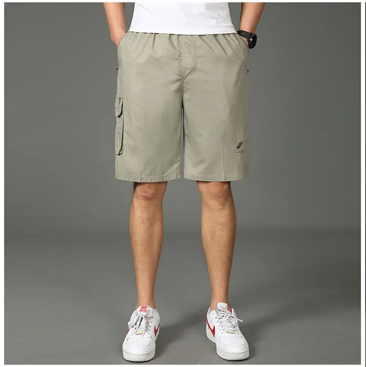 Men's High Waist Cotton Cargo Shorts Medium to XL — feature 7