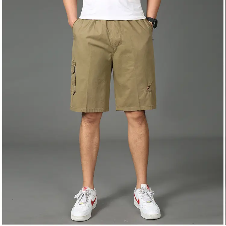 Men's High Waist Cotton Cargo Shorts Medium to XL — feature 9