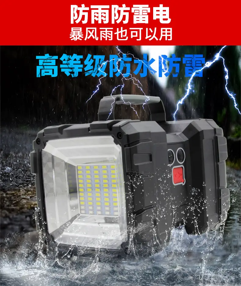 Cross-border P70 LED Camping Light Super Bright Outdoor Work Flashlight — feature 13
