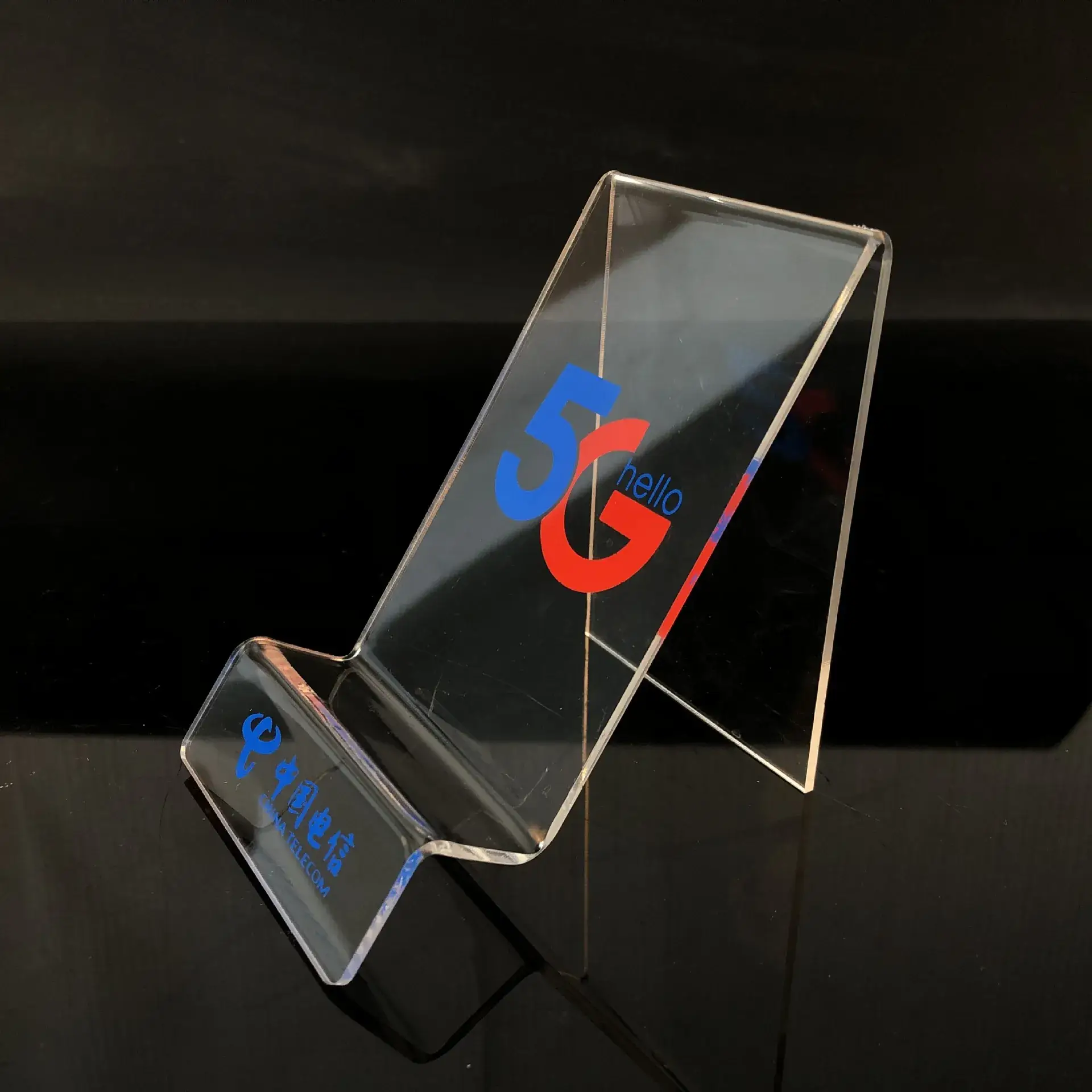 Transparent Acrylic Mobile Phone Stand 5G Compatible - Image 4