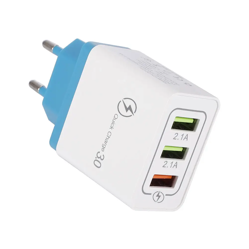 QC3.0 3USB Fast Charging Mobile Phone Charger