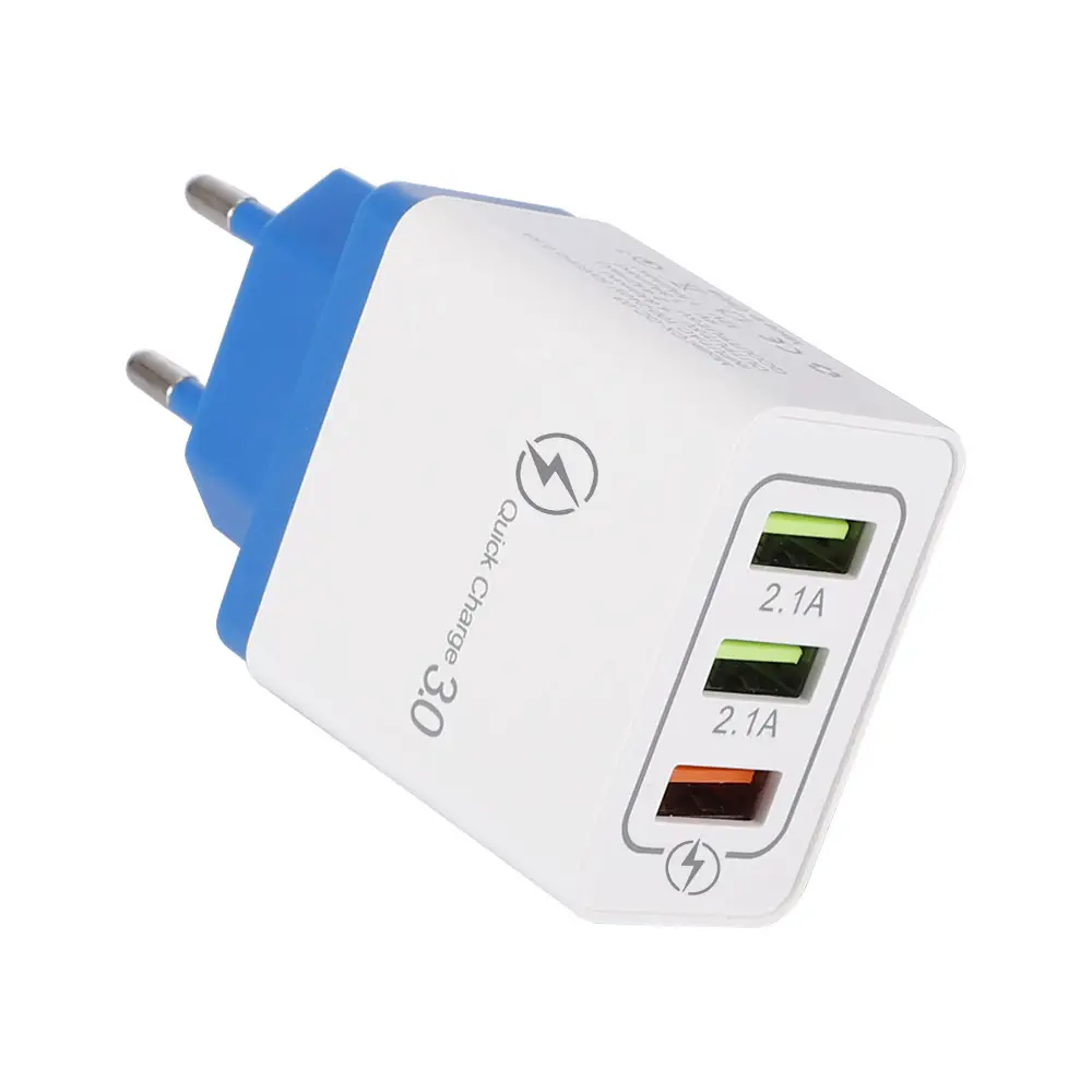 QC3.0 3USB Fast Charging Mobile Phone Charger