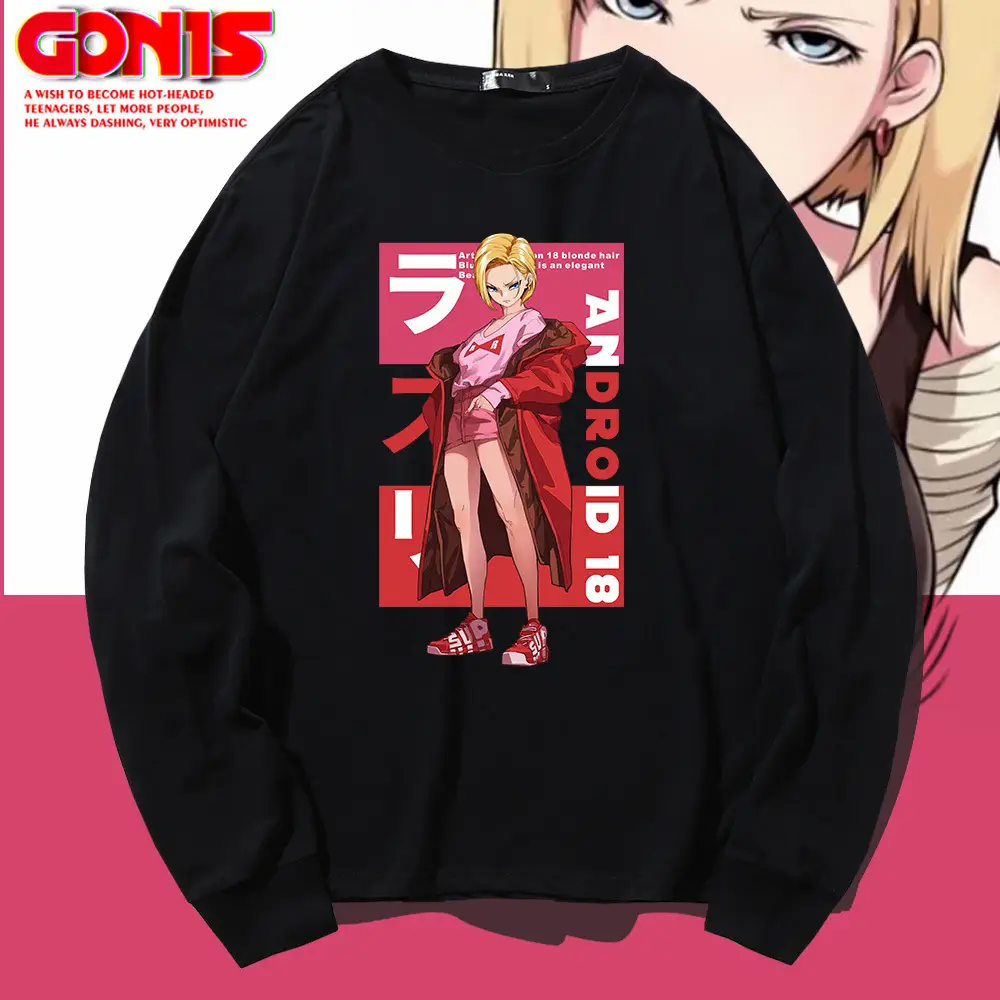 Men's Red Dragon Ball Long Sleeve Sweatshirt