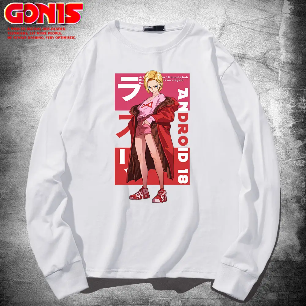 Men's Red Dragon Ball Long Sleeve Sweatshirt