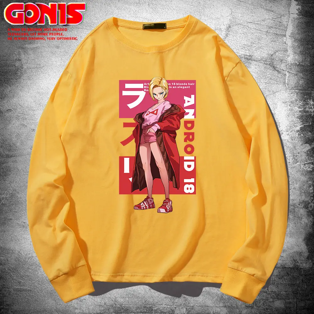 Men's Red Dragon Ball Long Sleeve Sweatshirt