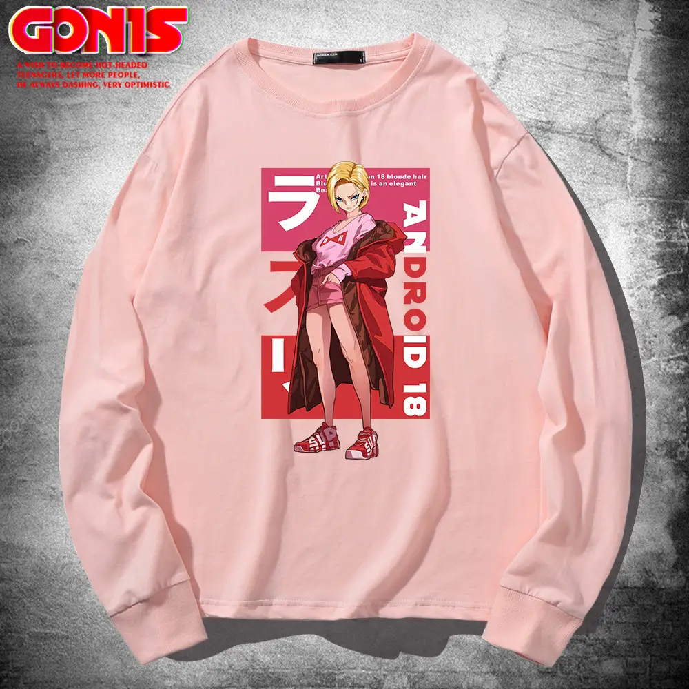 Men's Red Dragon Ball Long Sleeve Sweatshirt