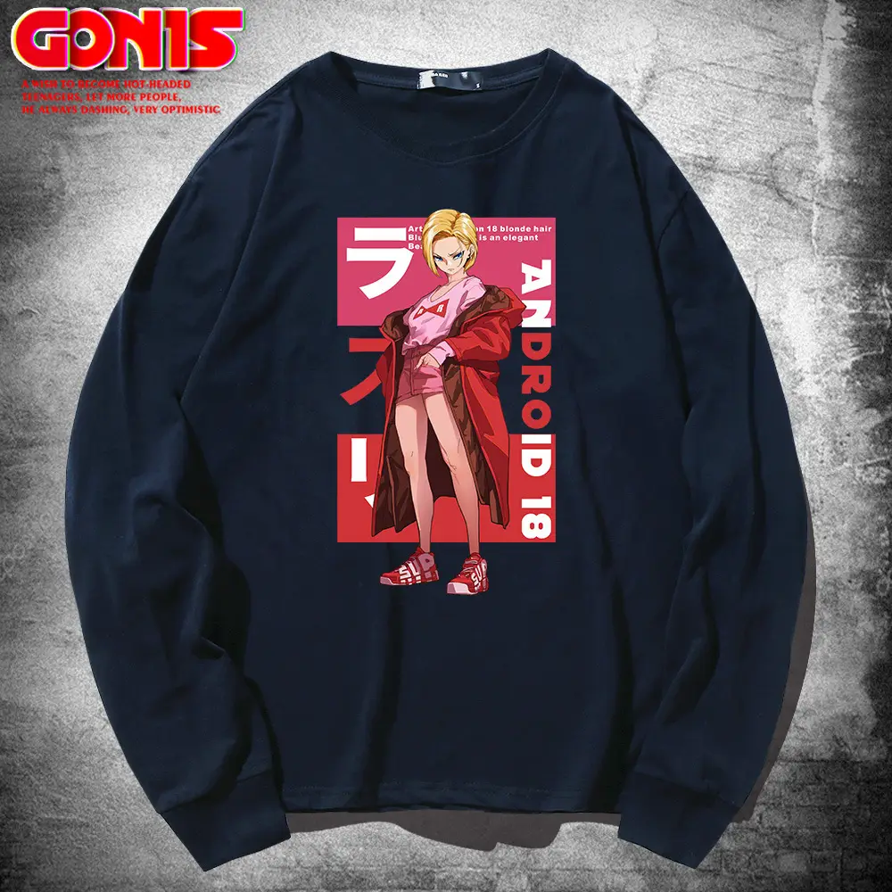 Men's Red Dragon Ball Long Sleeve Sweatshirt