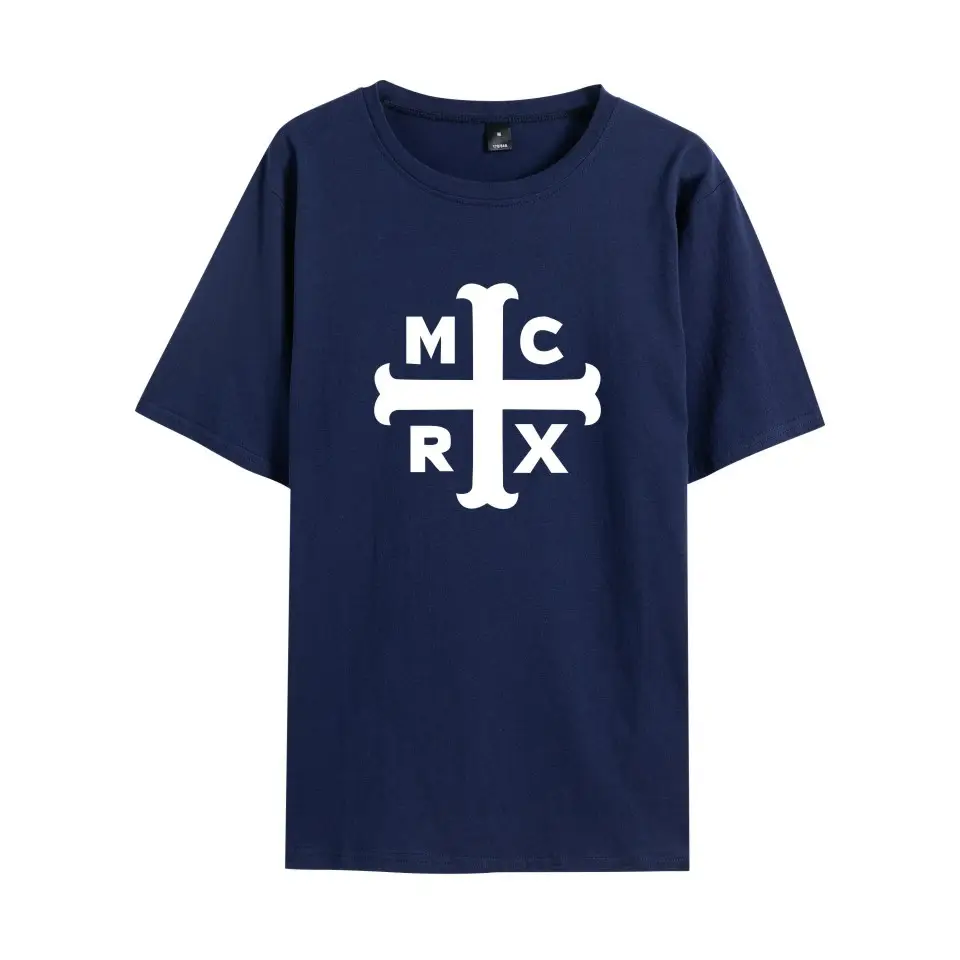 Pink My Chemical Romance Crew Neck T-Shirt for Men Women - Image 18