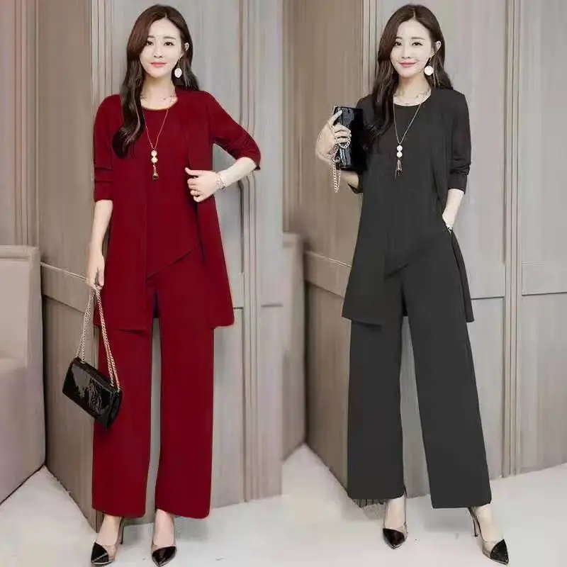 Women's 2-Piece Red Slimming Suit Set